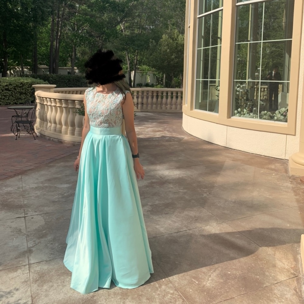 Turquoise dress